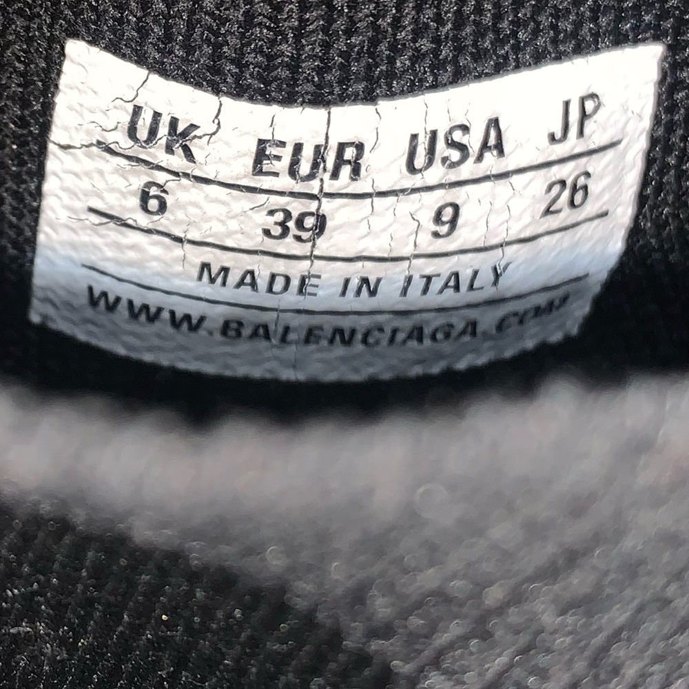 Balenciaga Speed Sneaker ‘Black’ Sock Men’s Size 9 AUTHENTIC - Picture 3 of 7